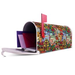 Amerikanischer US MAILBOX Briefkasten Briefbox  Funky Town