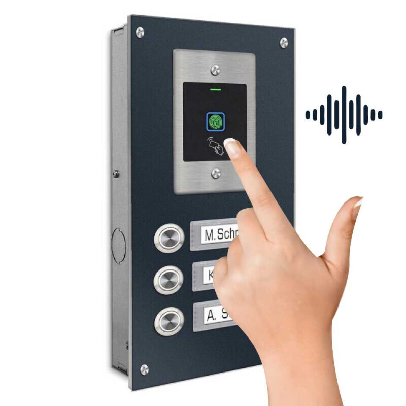 fingerprint system RFID Klingel Modern Design