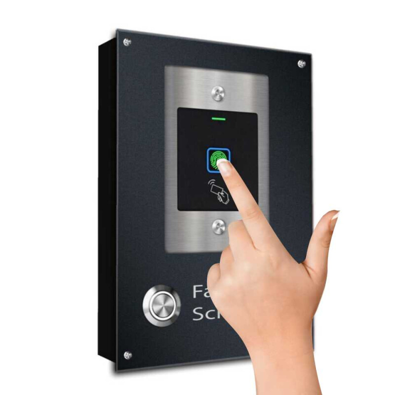 fingerprint system RFID Touch Glasfeld Fingerprintklingel